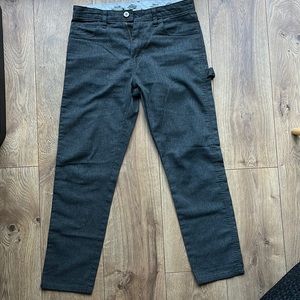 Dickies x Urban Outfitters Heather Gray Carpenter Pant 29W Slim Straight